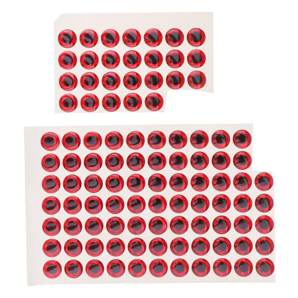 200pcs Waterproof DIY Fishing Lure Eyes Self Adhesive Fly Tying Materials