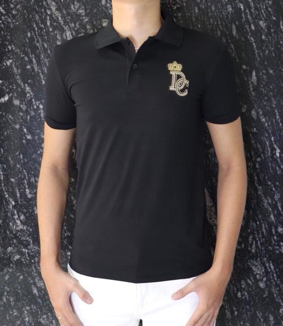 ÁO THUN NAM COTTON CỔ BẺ CO GIÃN TỐT