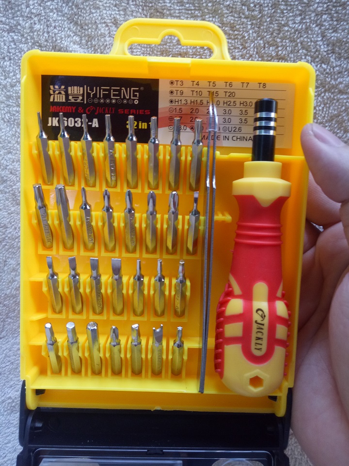 Bộ Vít đa năng 6032-A loại tốt - giúp bạn dễ sửa chữa máy vi tính, laptop, điện thoại di động, và các đồ điện tử - Hàng chính hãng