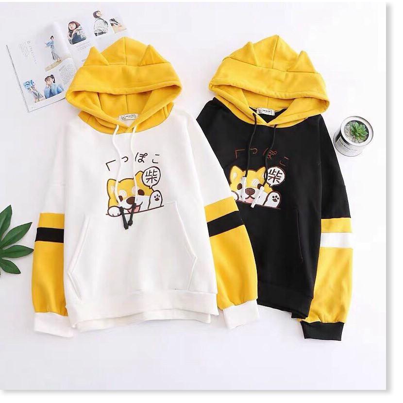 ÁO KHOÁC HOODIES,FROM RỘNG Y HÌNH,CHẤT LIỆU VÃI THOÁNG MÁT,THIẾT KẾ HỌA TIẾT XINH XẮN THỜI TRANG KME.STORE