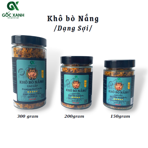 Khô bò Nắng (dạng sợi) hủ 200gram