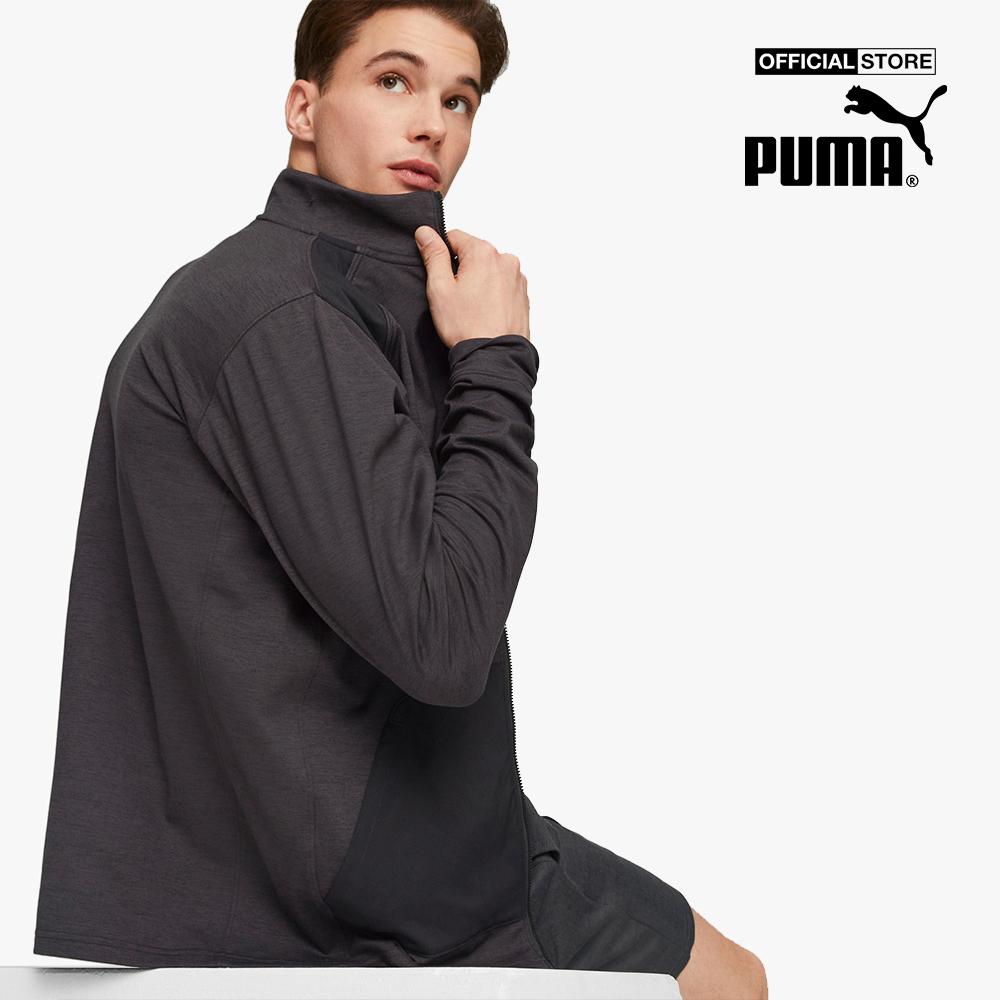 PUMA - Áo khoác thể thao nam cổ trụ CLOUDSPUN Full Zip Training 523126-0