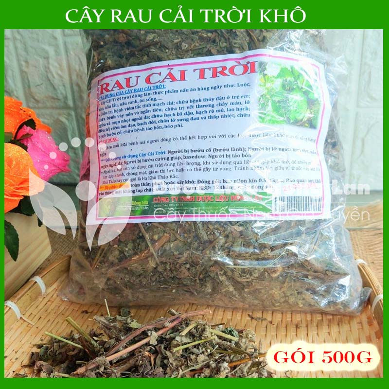 Cây Rau Cải Trời khô 1kg (Hàng Công Ty)