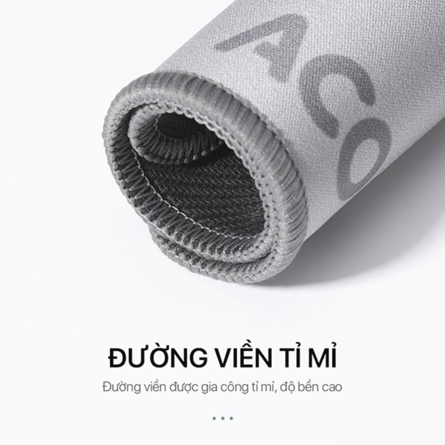 Miếng Lót Chuột Vải Bề Mặt Cao Su Chống Trơn ACOME Kích Thước 22 x 18 cm - Hàng Chính Hãng