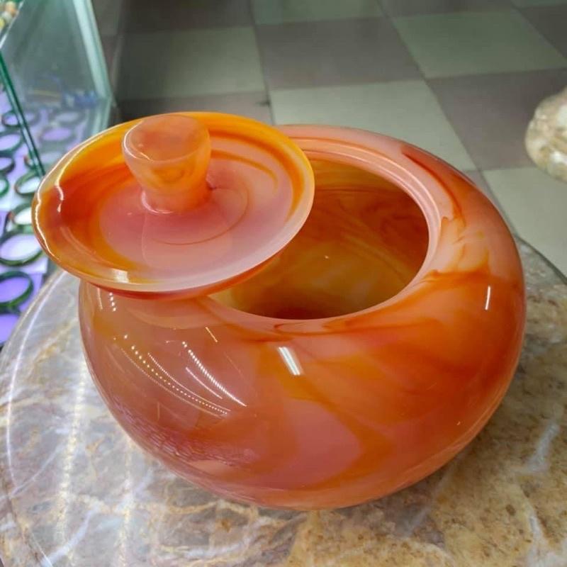 Thố, Hũ Đựng Đá Ngọc Huyết - đường kính 20cm
