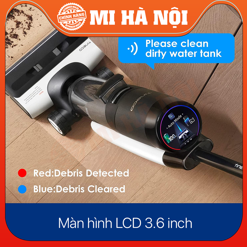 Máy hút bụi lau sàn khô ướt tự giặt giẻ Xiaomi Tineco Floor One S7 Pro Hàng chính hãng