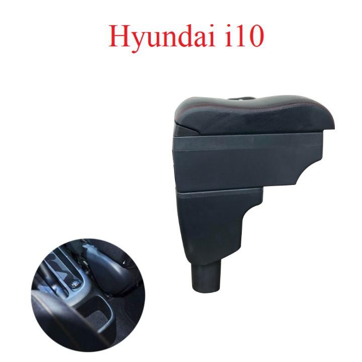 Hộp tỳ tay ô tô, xe hơi Hyundai i10 tích hợp 3 cổng USB -Hàng Chính Hãng