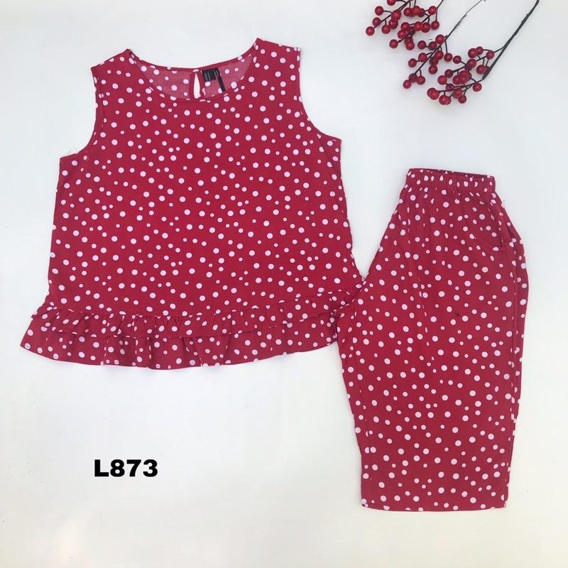 Đồ Bộ Nữ Tole Lanh Quần Lửng