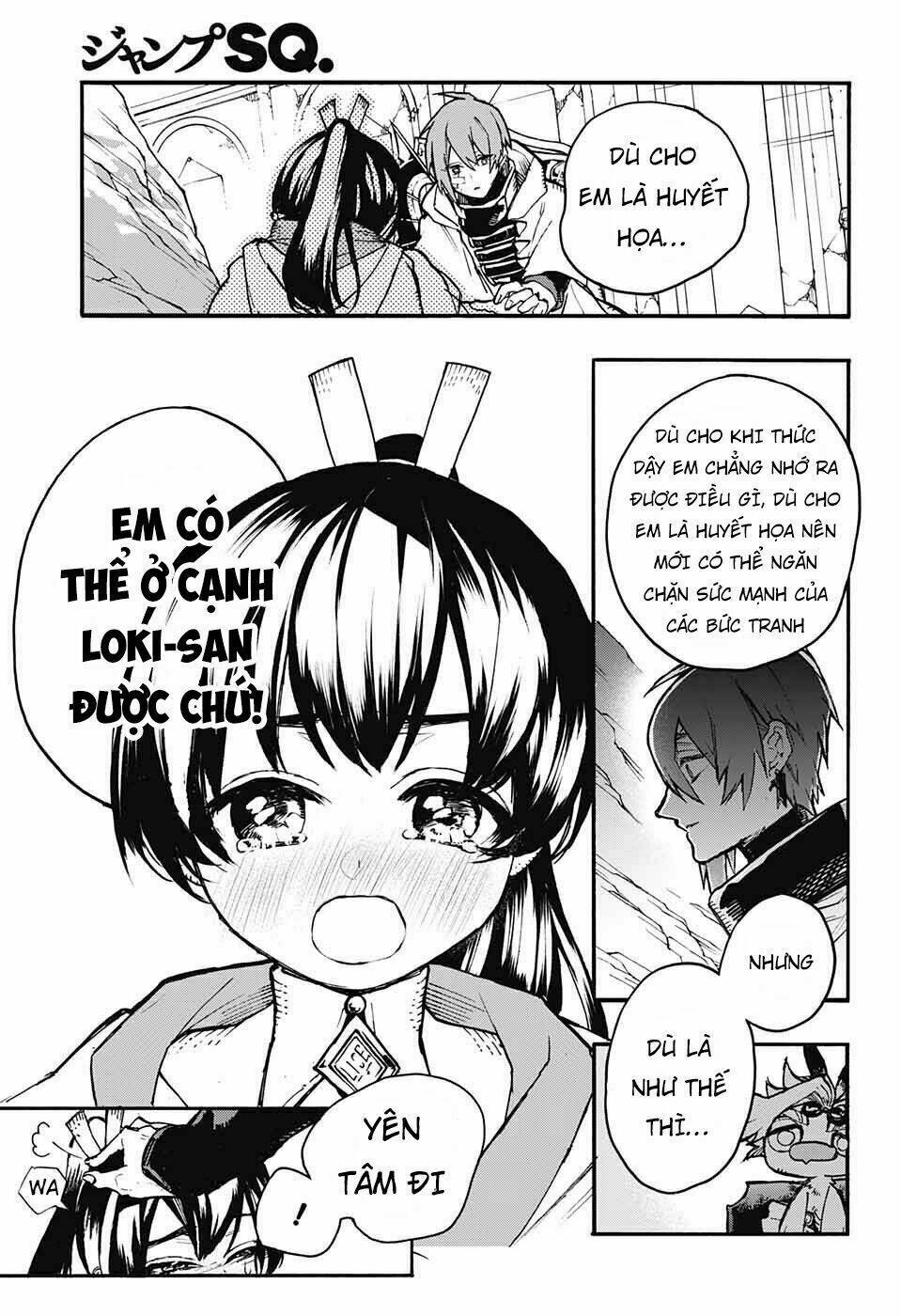 những bức họa quái dị của phù thủy chapter 12 34