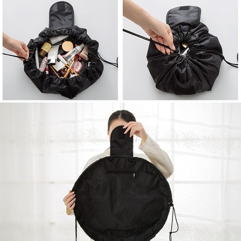 Organizer for Cosmetics Makeup Bags Women Mini Package Travel Kit Pouch Storage Drawstring Tote Eco Toiletry Top Handle Reusable