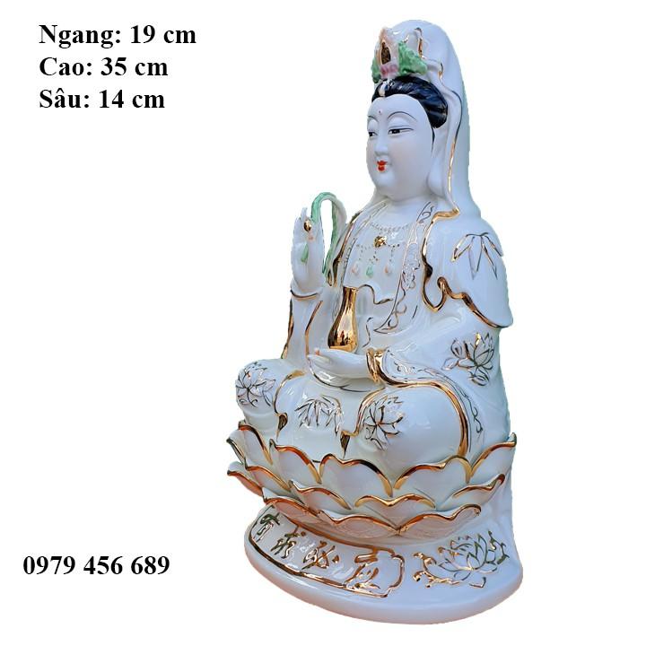 Phật Bà Quan Âm cao 35 cm