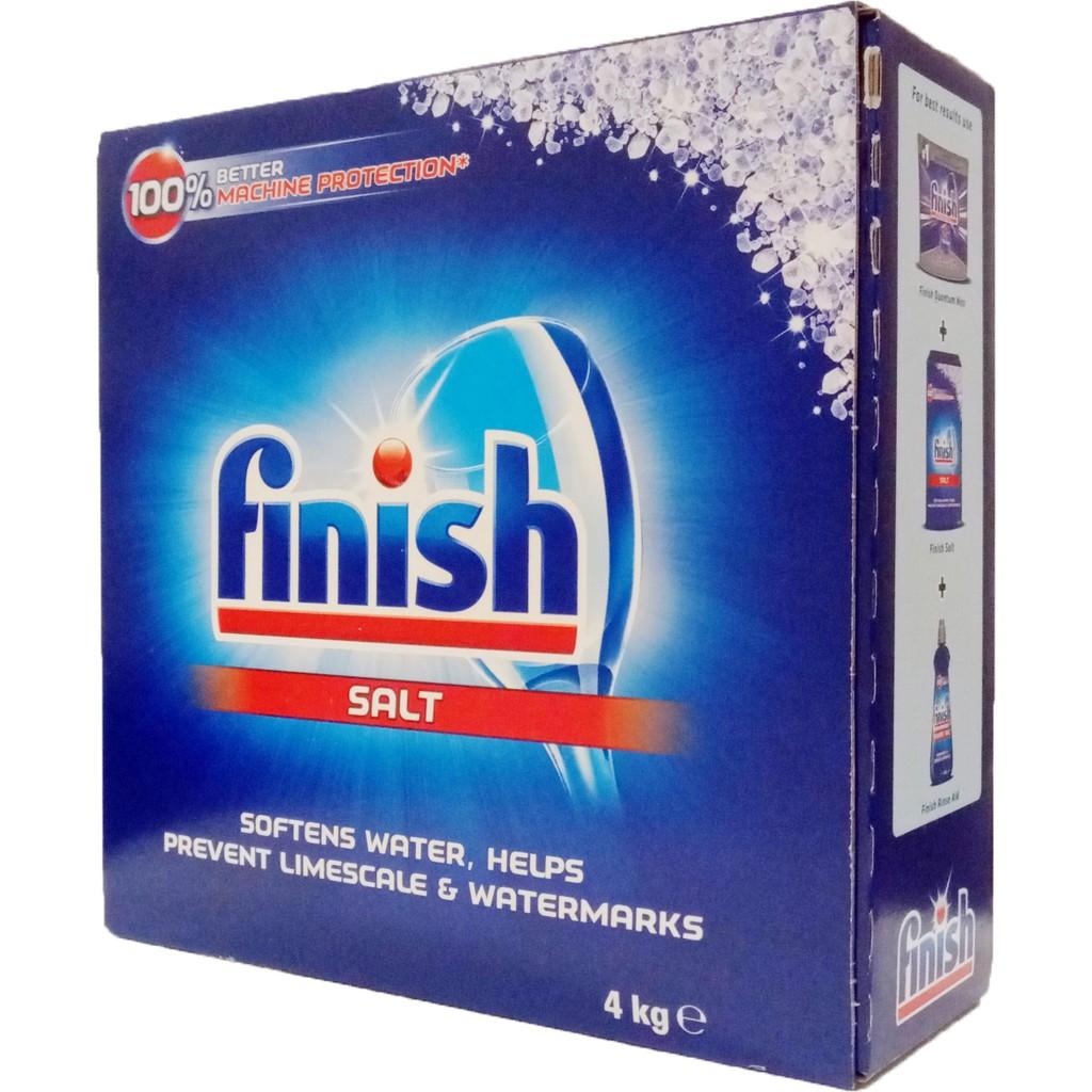 Muối rửa chén bát Finish 4kg/ Muối làm mềm nước Finish loại 4kg - Finish EU