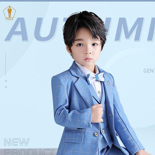 Set bộ vest TRAZ màu sáng xám xanh kem be