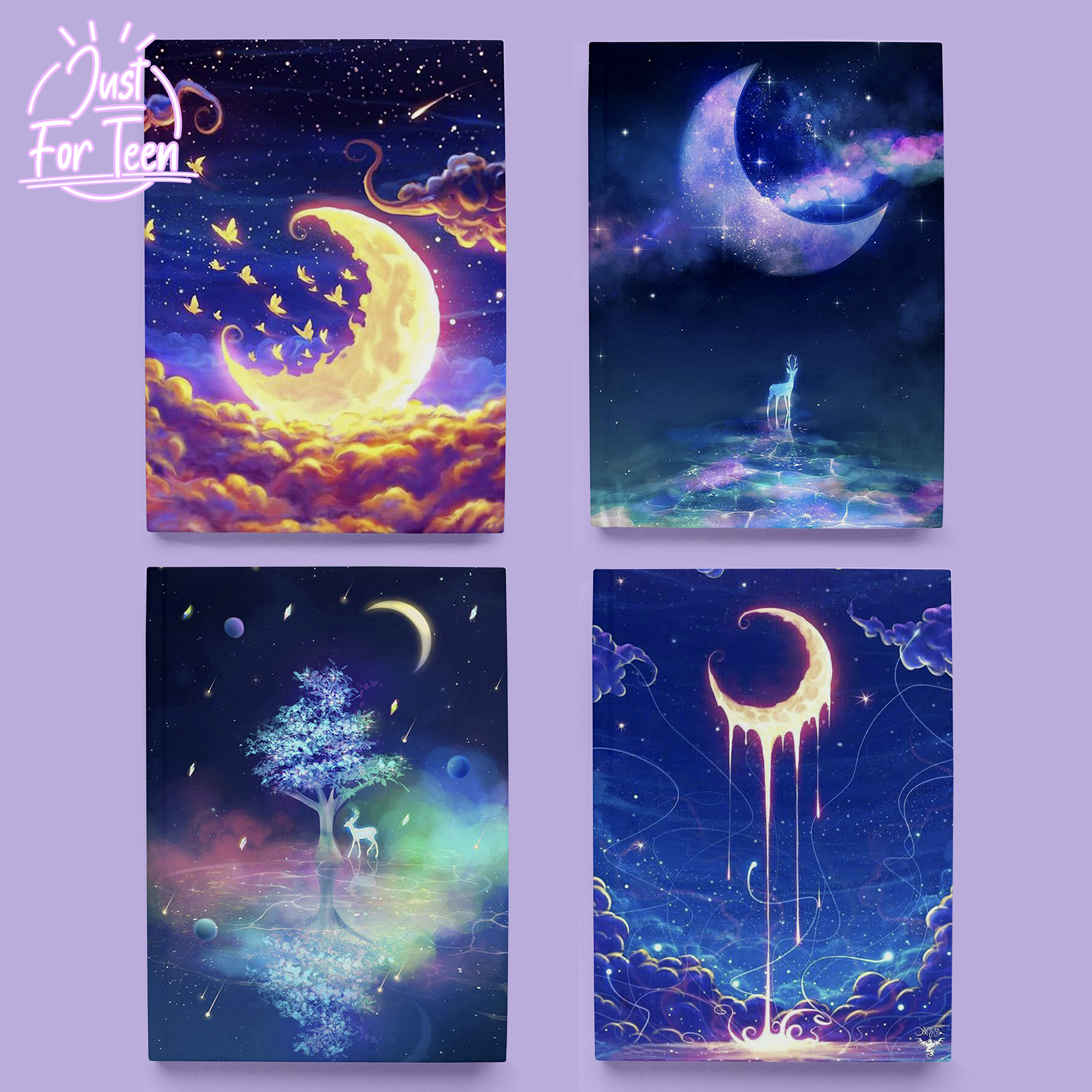 Set 4 bao tập bọc sách vở Dream Moon - BST Giấc mơ ánh trăng tuyệt đẹp