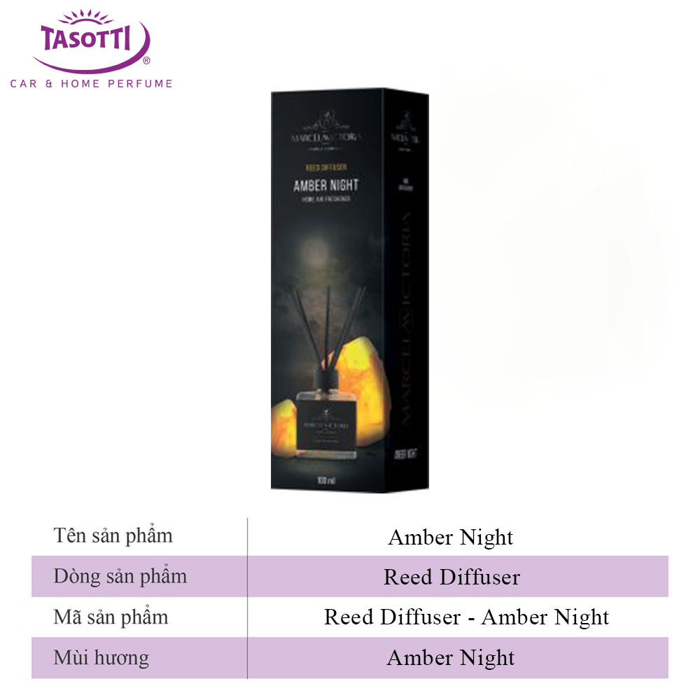 Tinh Dầu Thơm Phòng TASOTTI REED DIFFUSER Que Gỗ Tự Khuếch Tán Khử Mùi Không Khí 100ml