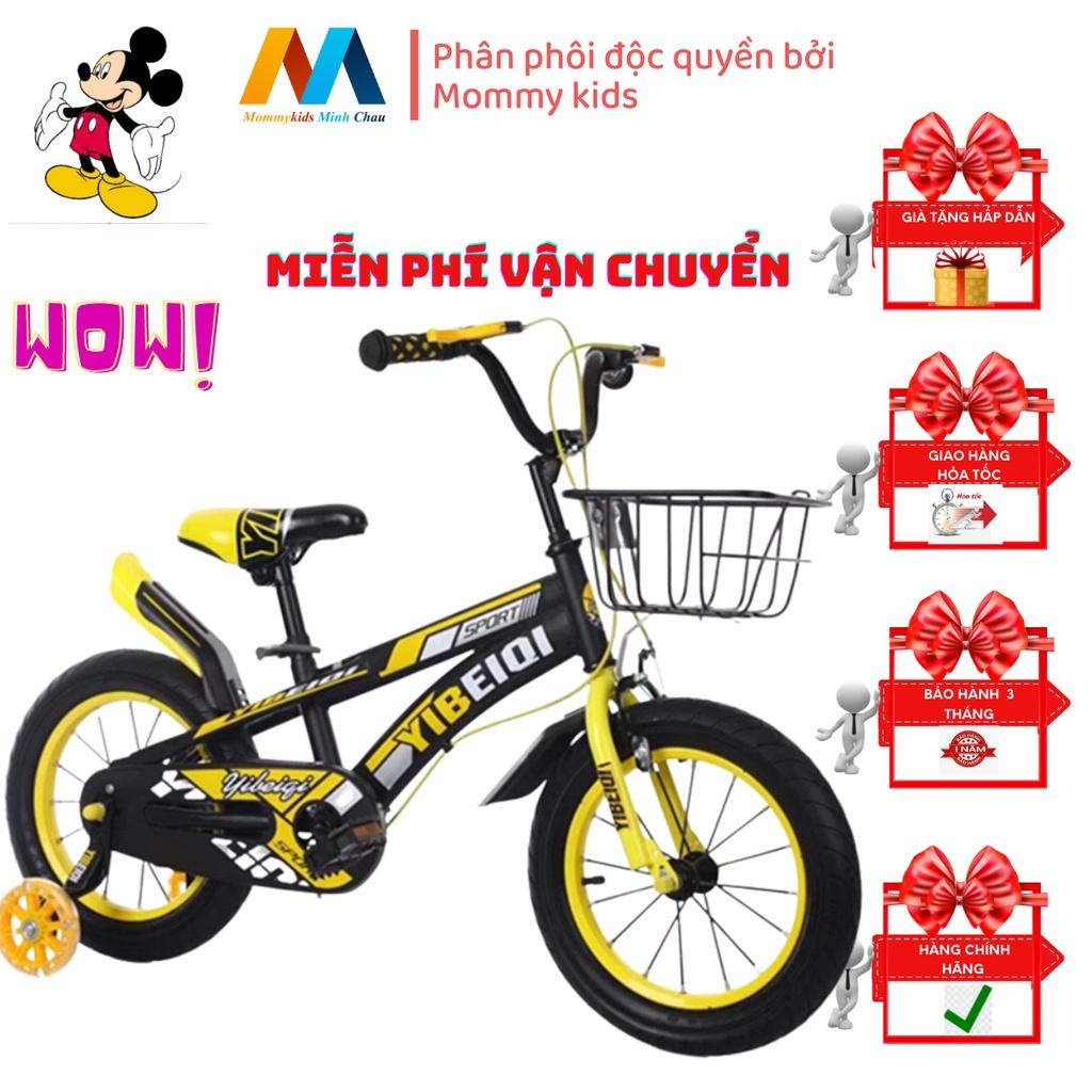 Xe đạp trẻ em Mommykids Minh Châu kiểu dáng địa hình size 12/14/16/18/20