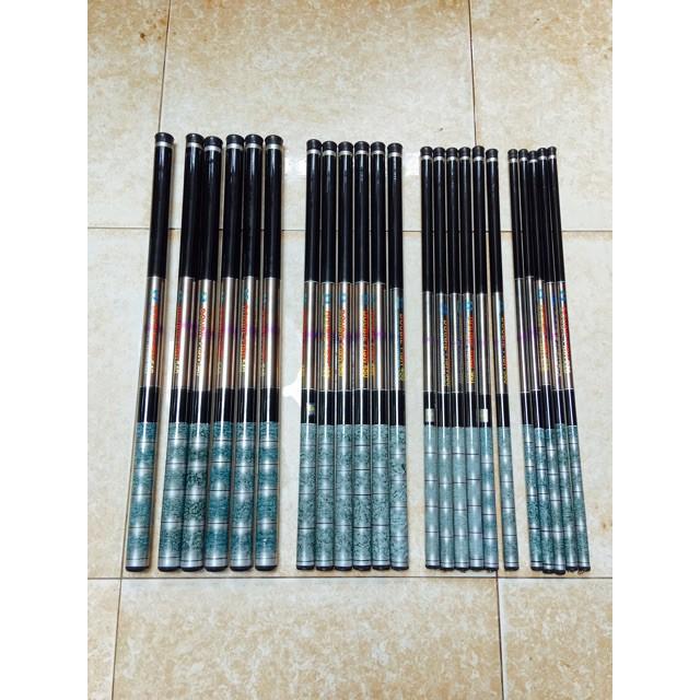 BỘ CẦN CÂU ĐƠN RA Đá dài2,7m 3,6m 4,5m 5,4m tặng nhiều thứ docaucagiangnam