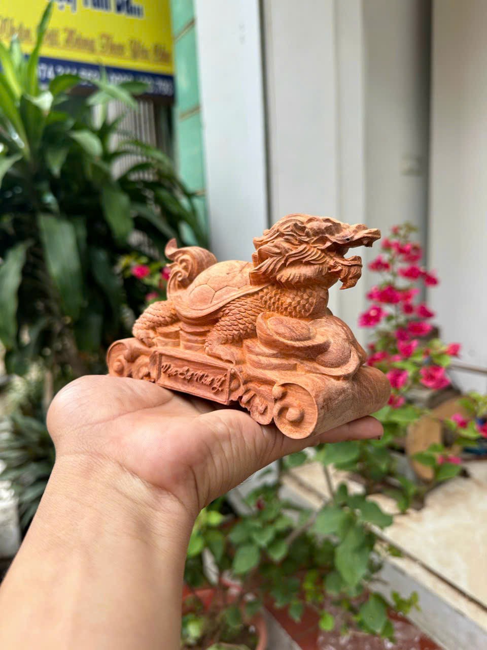Tượng Gỗ Long Quy