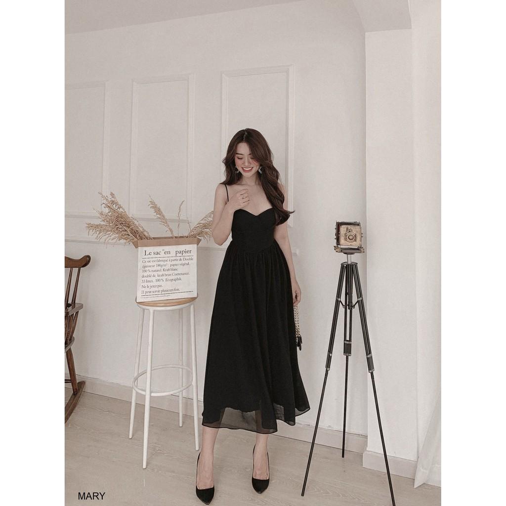 Đầm maxi 2 dây thiết kế Mary dress - đầm dự tiệc - đầm 2 dây - váy maxi