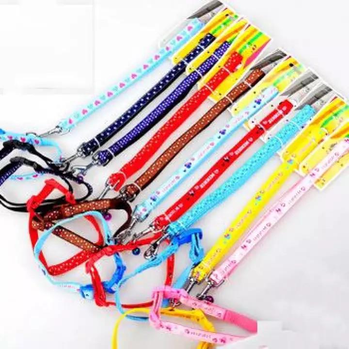 Dây dắt cho chó mèo nhỏ loại vải dày 2 lớp dây xích chó bằng vải - Lida Pet Shop