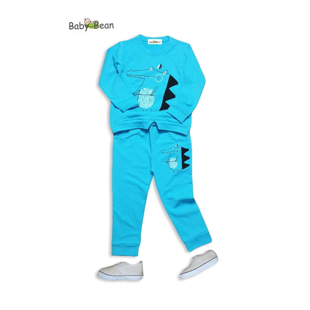 Bộ Đồ Thun Nỉ Dài Tay Bé Trai BabyBean