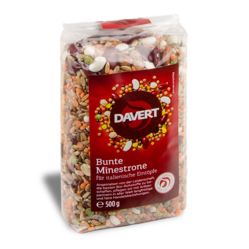 - Hạt MIX các loại đậu và ngũ cốc hữu cơ cao cấp Davert 500gram