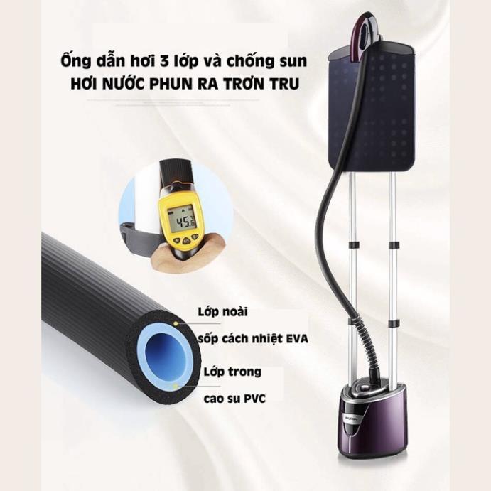 BÀN LÀ ĐỨNG HƠI NƯỚC HYUNDAI HY-1711A - BÀN ỦI HƠI NƯỚC CAO CẤP - Bảo Hành 12 Tháng