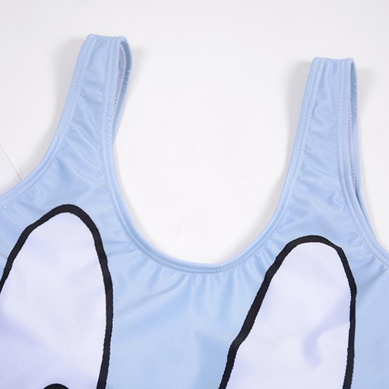 Mẹ Con Gái Phù Hợp Với Họ Đồ Bơi Mẹ Và Tôi Một Bộ Phim Hoạt Hình In Thỏ Đồ Bơi Trẻ Em Đi Biển Bơi Bikini