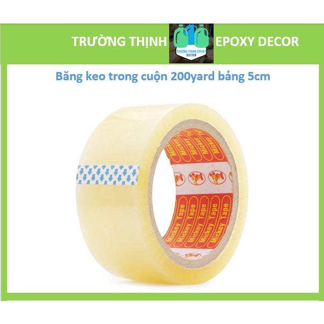 1 Cuộn Băng Keo Trong Bảng 5cm Dày 200 Yard - Trường Thịnh Sài Gòn