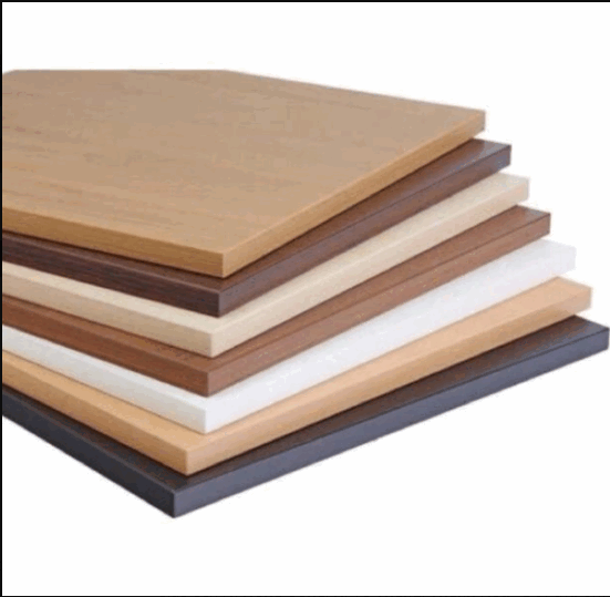 1 Tấm Gỗ MDF Lõi Xanh  dán 4 cạnh (có sẵn) làm kệ mặt bàn &amp; Tủ tuỳ ý kích thước 63 x 54.5