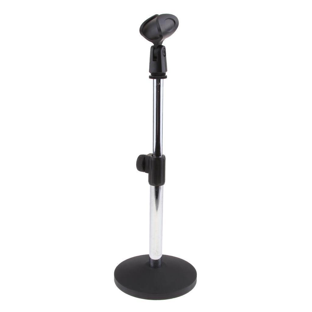 Desktop Microphone Desk Stand Adapter 7inch for Laptop Radio Podcasts On Stage Studio Audio Equipment Stands