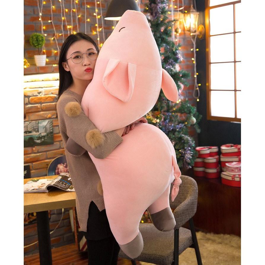 GẤU BÔNG HEO LƯỜI NẰM NGỦ