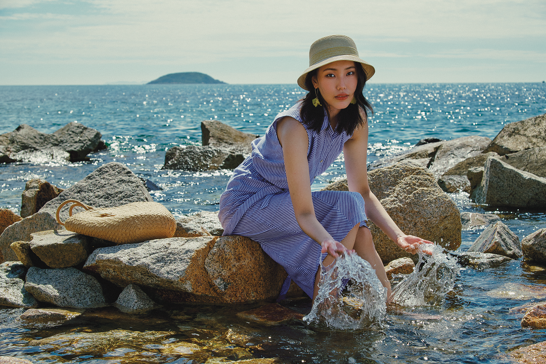 Áo Croptop Linen Tuyền TOP224 thời trang thiết kế Hity
