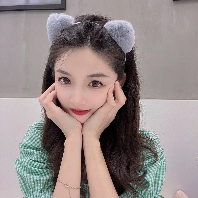 Băng Đô Bờm Cài Tóc Tai Mèo 4 Màu Siêu Xinh Thời Trang Cho Bạn Nữ Mainia Shop