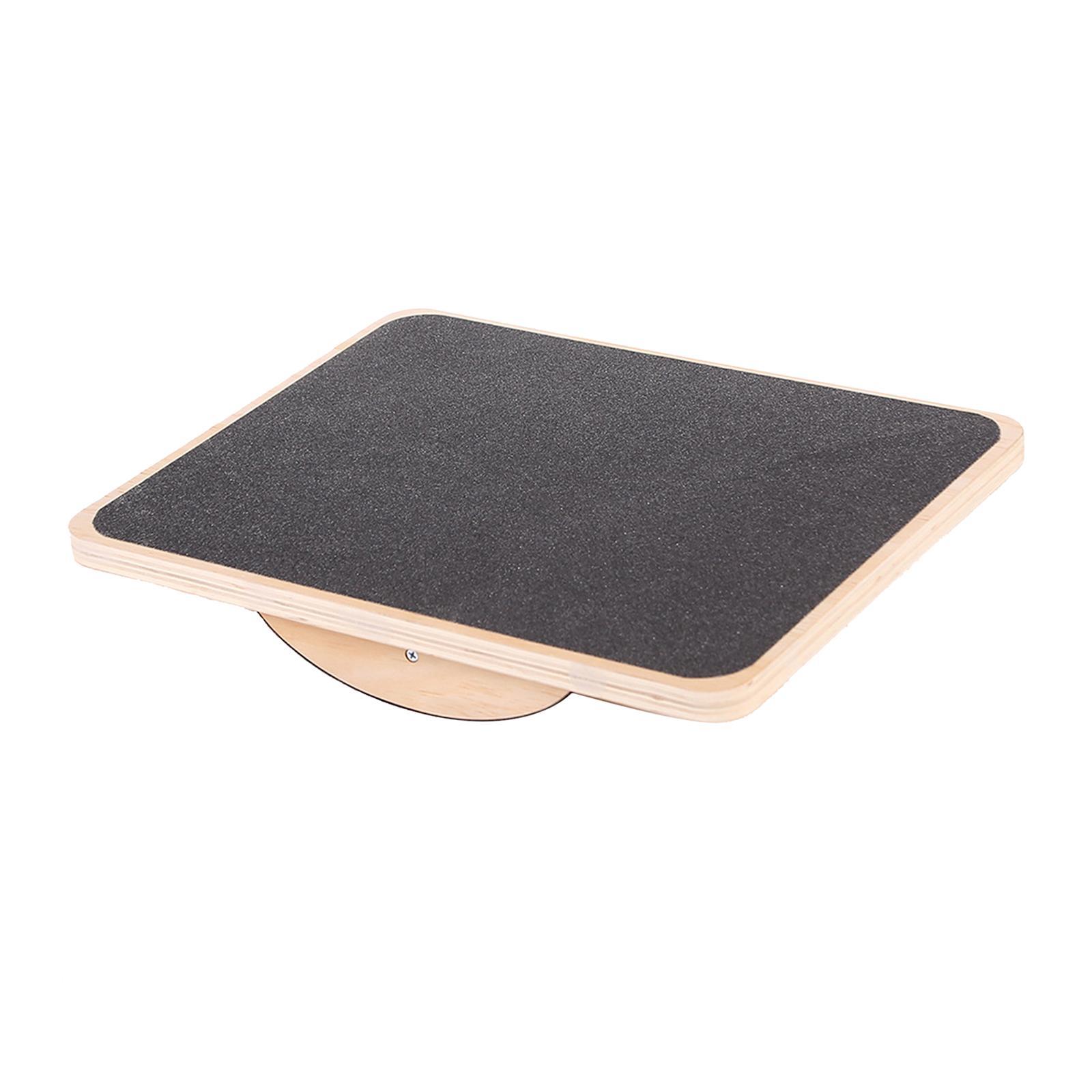 Non-Slip Wooden Wobble Balance Board   Pro Exercise Training
