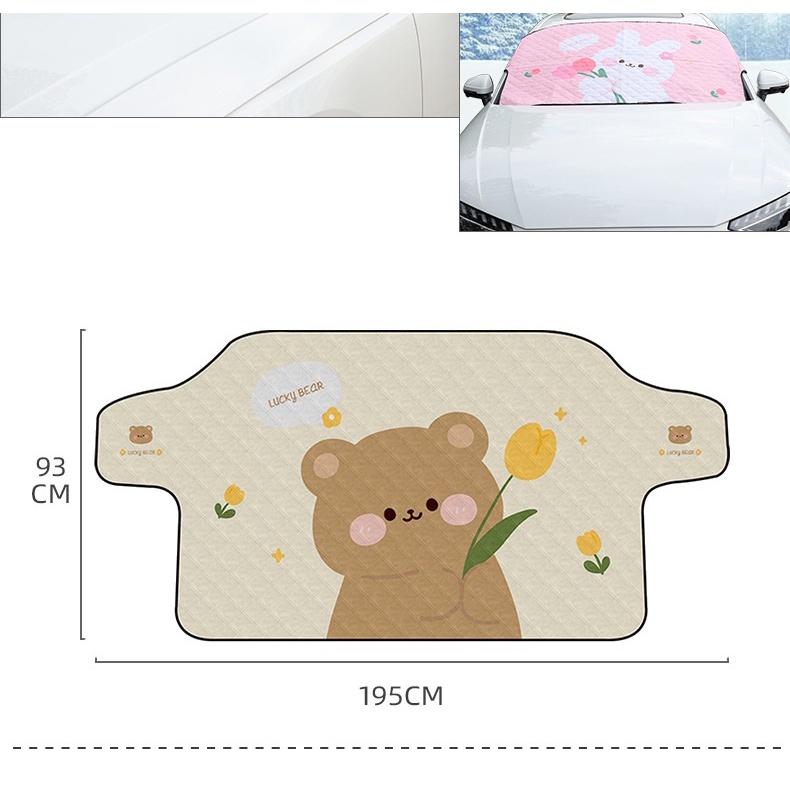 Bạt che nắng kính lái ô tô in hình họa tiết dễ thương Cách nhiệt chống nóng, Chống Tia UV và Tia Cực Tím Cực Hiệu Quả