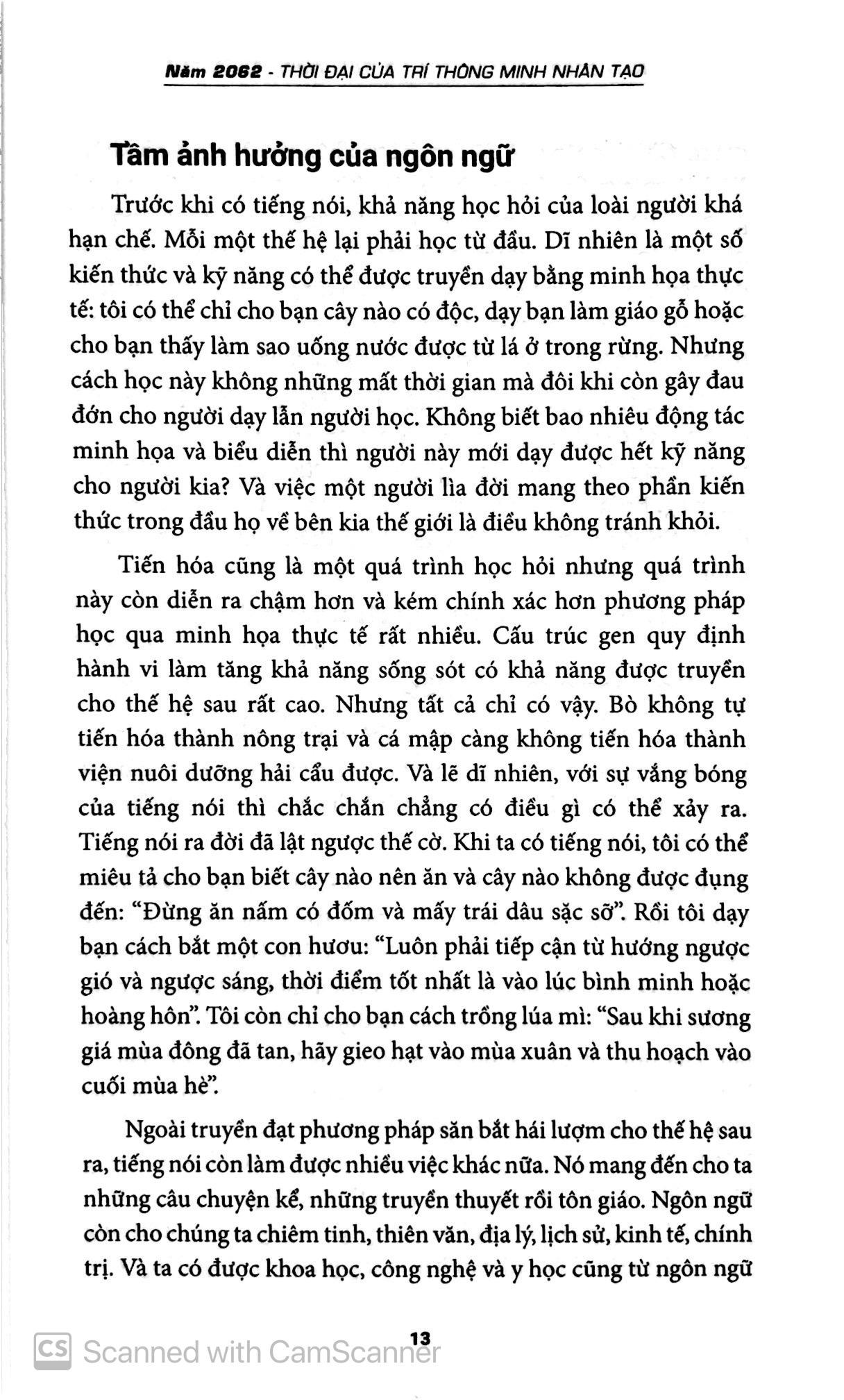 Sách Năm 2062 -Thời Đại Của Trí Thông Minh Nhân Tạo