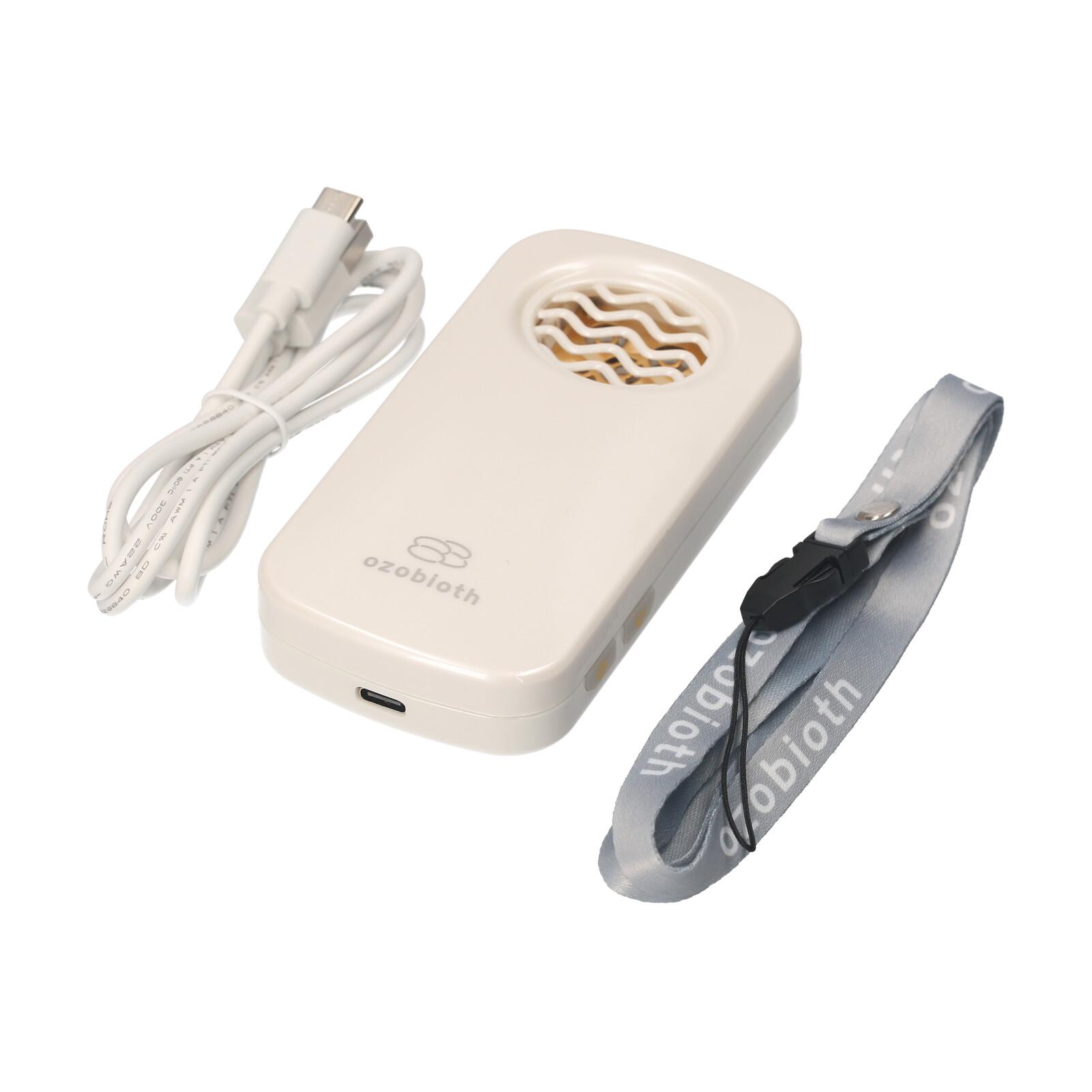 Ozobioth Portable Ozone Generator Air Purifier with Lanyard 2 Timing Modes Wearable Air Cleaner Eliminate Odor