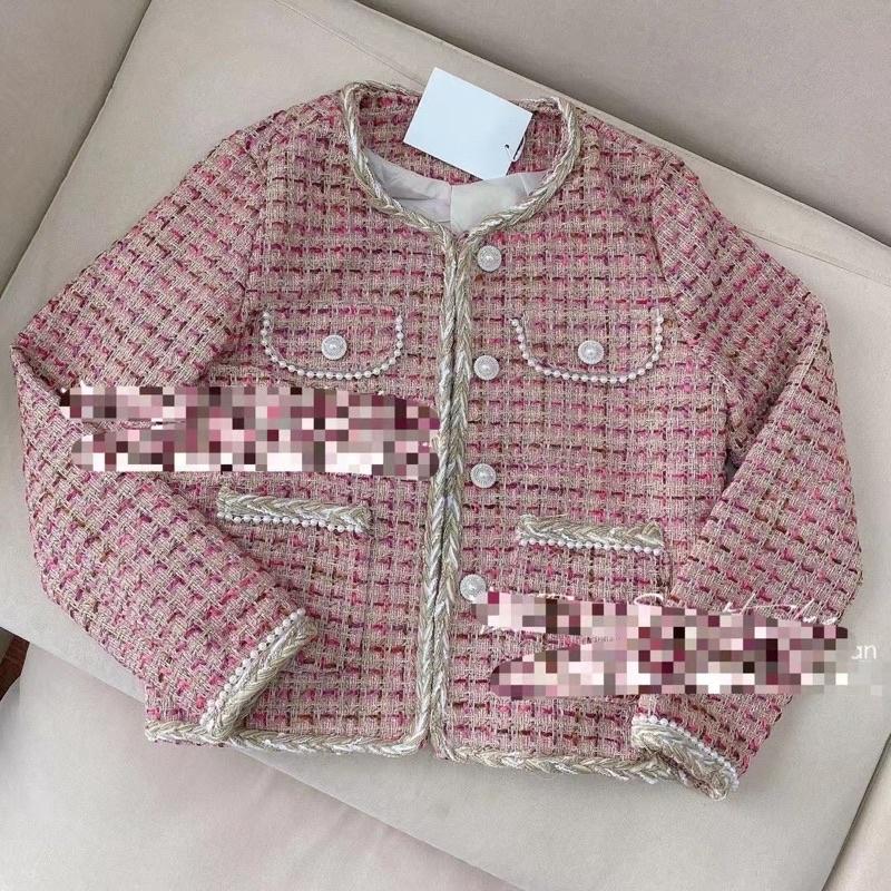 Áo khoác dạ tweed khuy đá chuẩn SDD