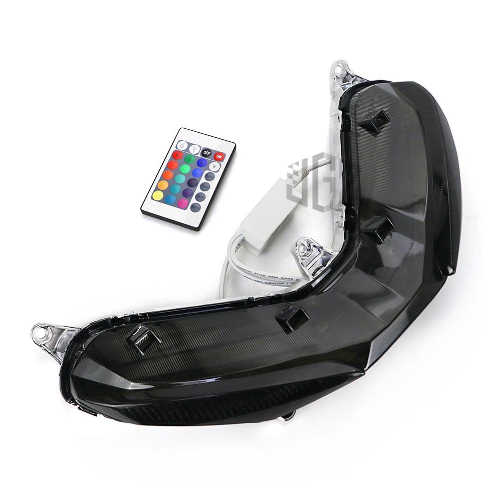 Đèn Pha 7 Màu Kèm Điều Khiển Từ Xa Chuyên Dụng Cho Xe Mô Tô YAMAHA LC150 Y15ZR EXCITER150 MX KING SNIPER150