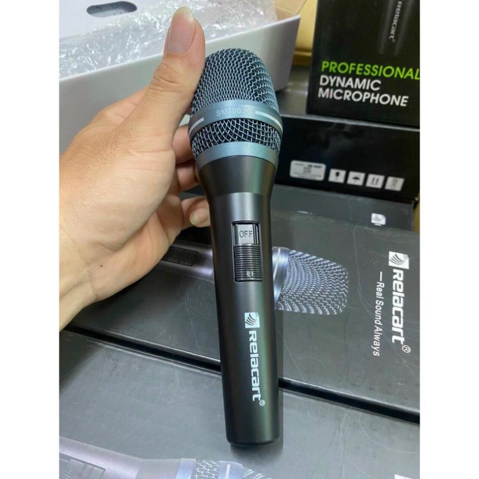 Micro Karaoke Relacart SM300P /Relacart SM300 có dây cao cấp