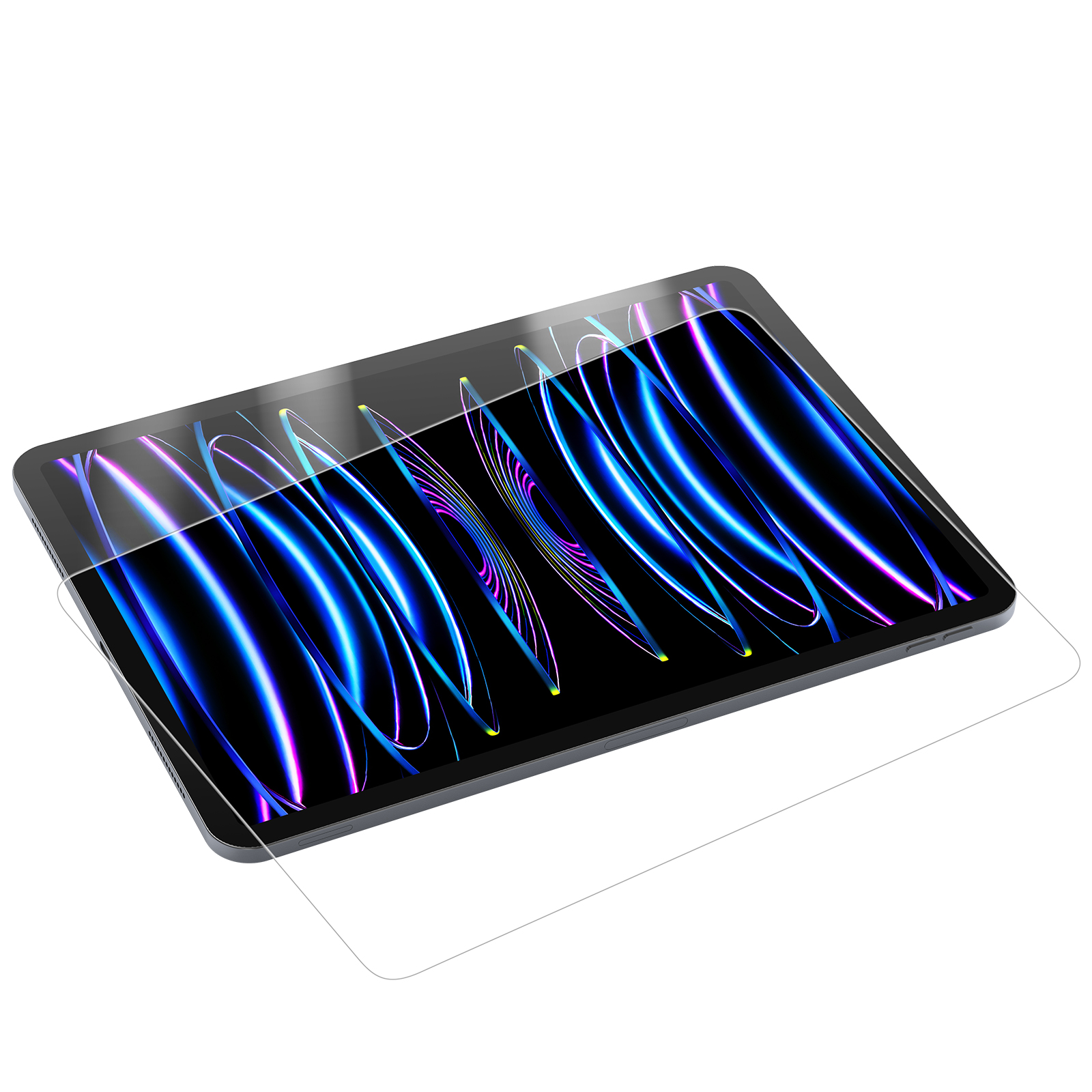 Miếng dán màn hình kính cường lực Nillkin cho iPad Pro 11 inch 2022 M2 hiệu Nillkin Amazing H+ (mỏng 0.2 mm, vát cạnh 2.5D, chống trầy, chống va đập) - Hàng Chính Hãng