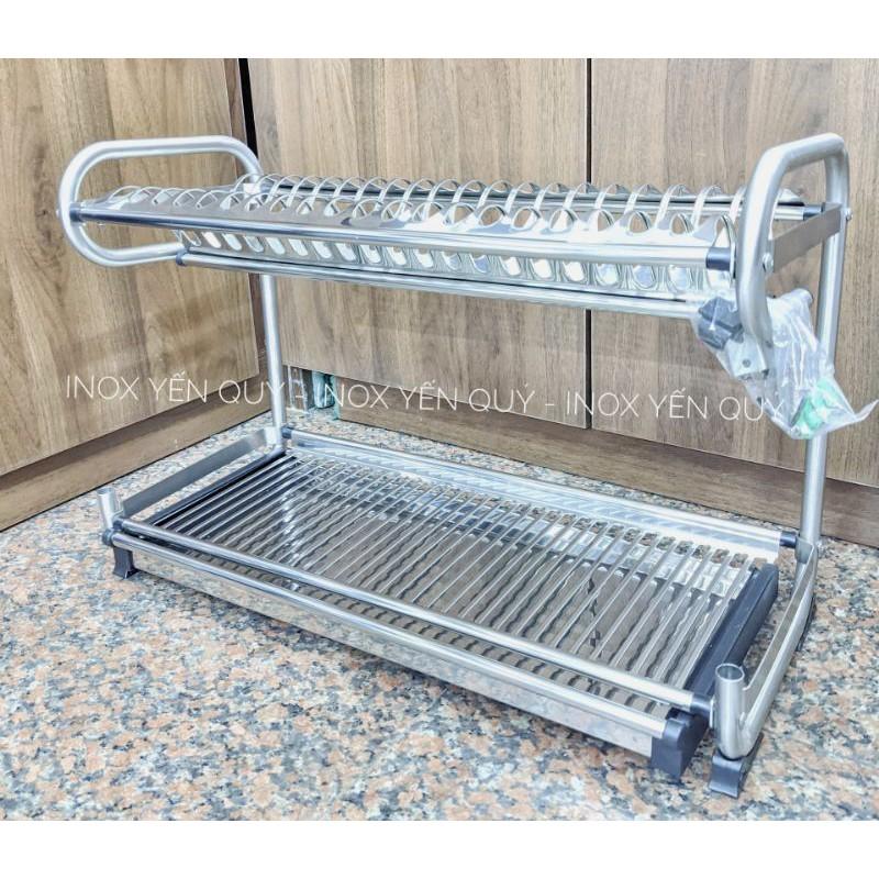 KỆ BÁT 2 TẦNG ĐẶT BÀN INOX 304