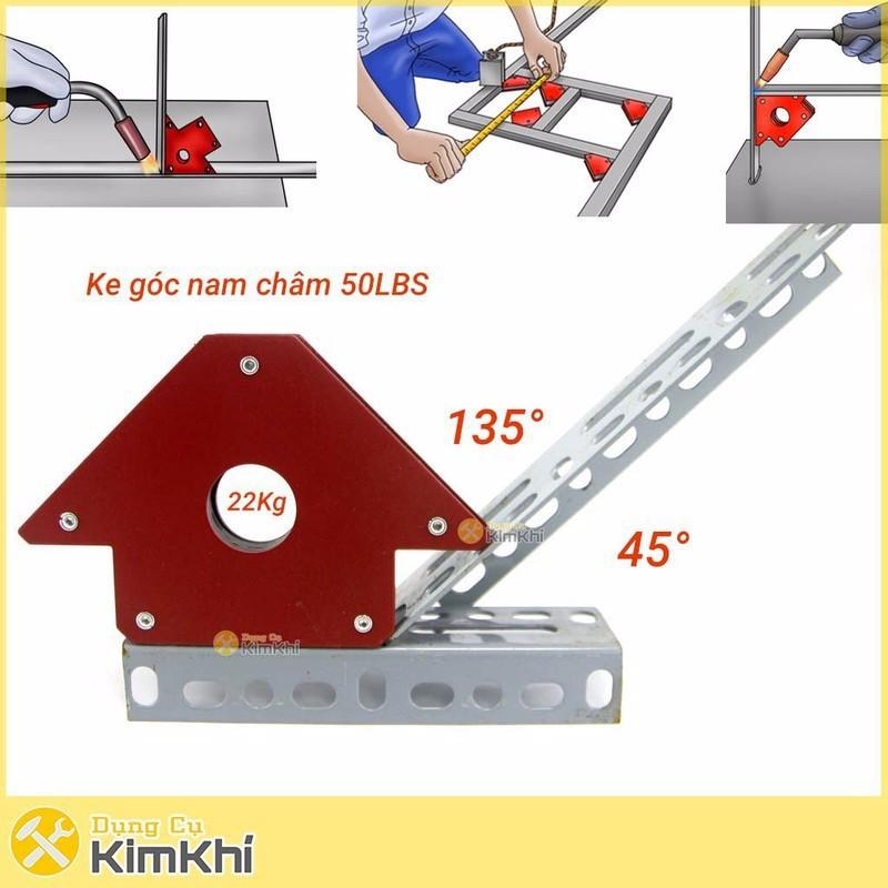 Bộ 4 Ke góc nam châm 22kg | may han que dien tu