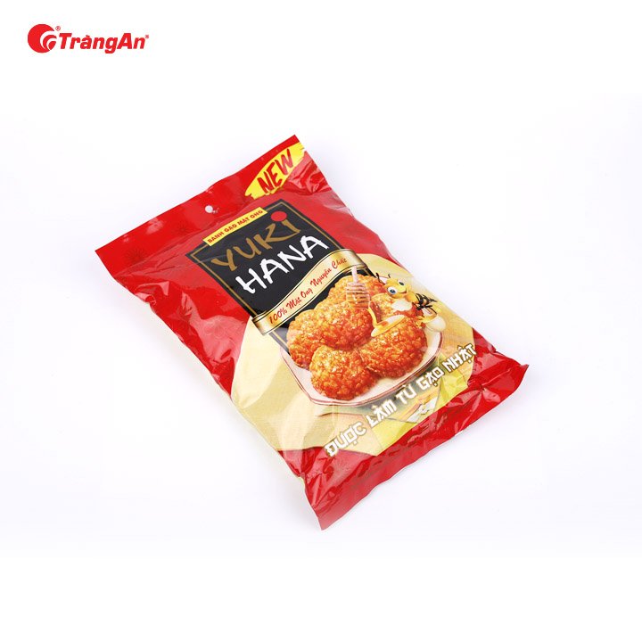 Thùng 20 Gói Bánh Gạo Chiên Yukihana 100g Vị Mật Ong