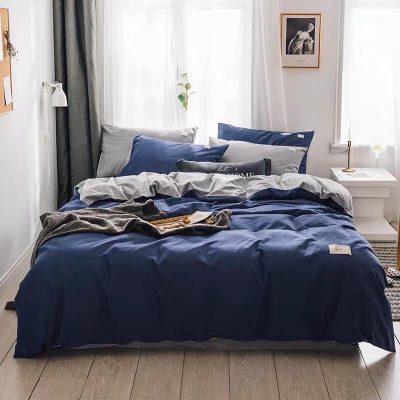 BỘ 4 MÓN CHĂN GA GỐI HÀN QUỐC CHẤT LIỆU COTTON NHIỀU MẪU ĐẸP