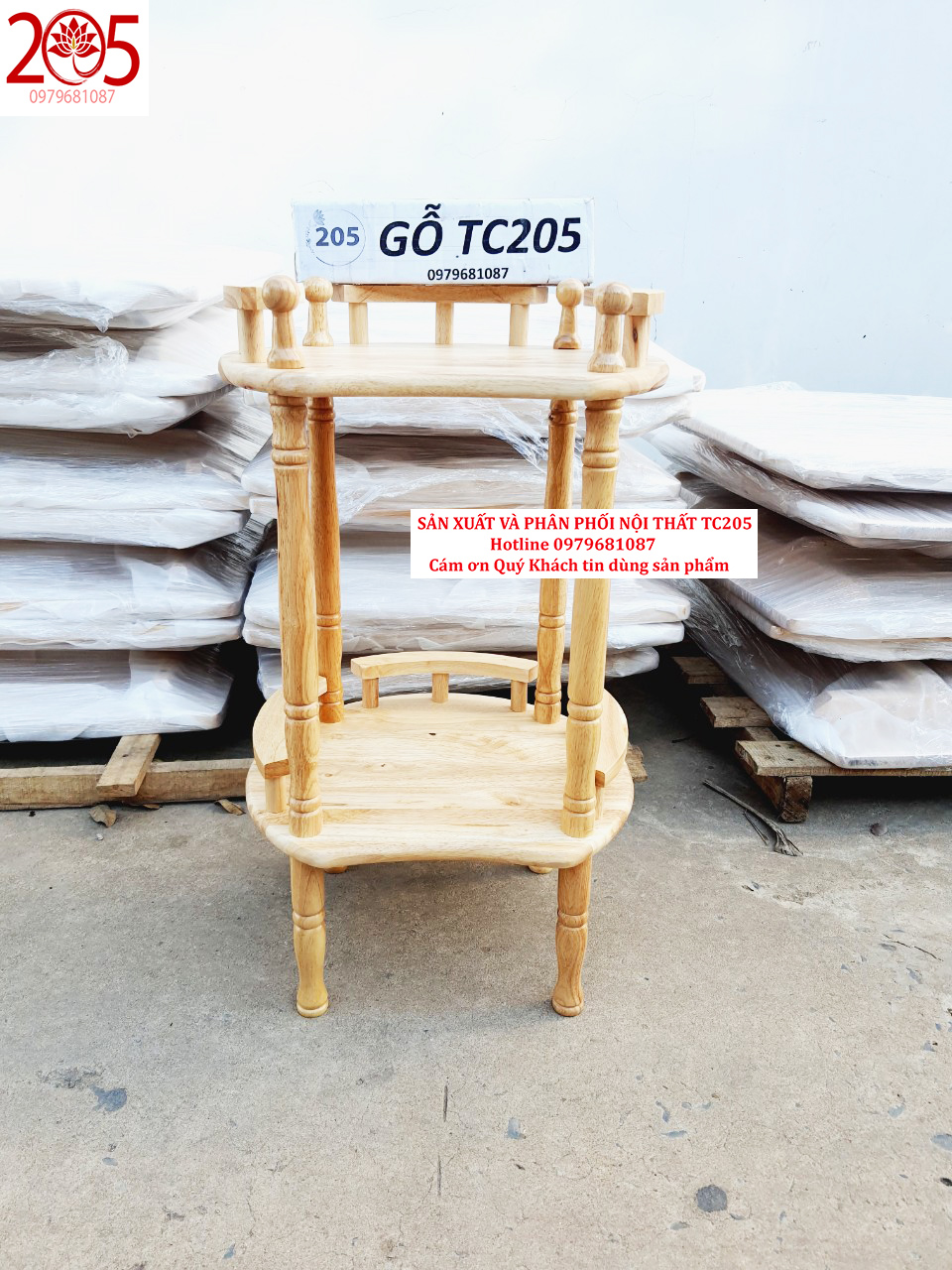 TC205 - KỆ 2 TẦNG ĐỂ BÌNH NƯỚC, ĐIỆN THOẠI - NỘI THẤT TC205