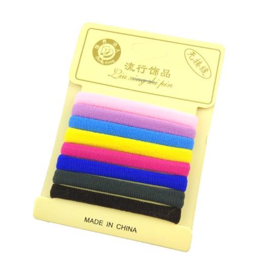 Set 8 Dây buộc tóc cao su phong cách Hàn Quốc xinh xắn - siêu rẻ