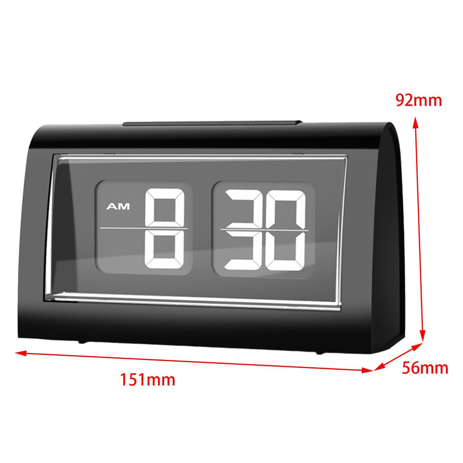 Digital Alarm Clock Snooze Clock Large Number Decor Table Clock Clock for Works Hotel Dorm Bedside Dining Table