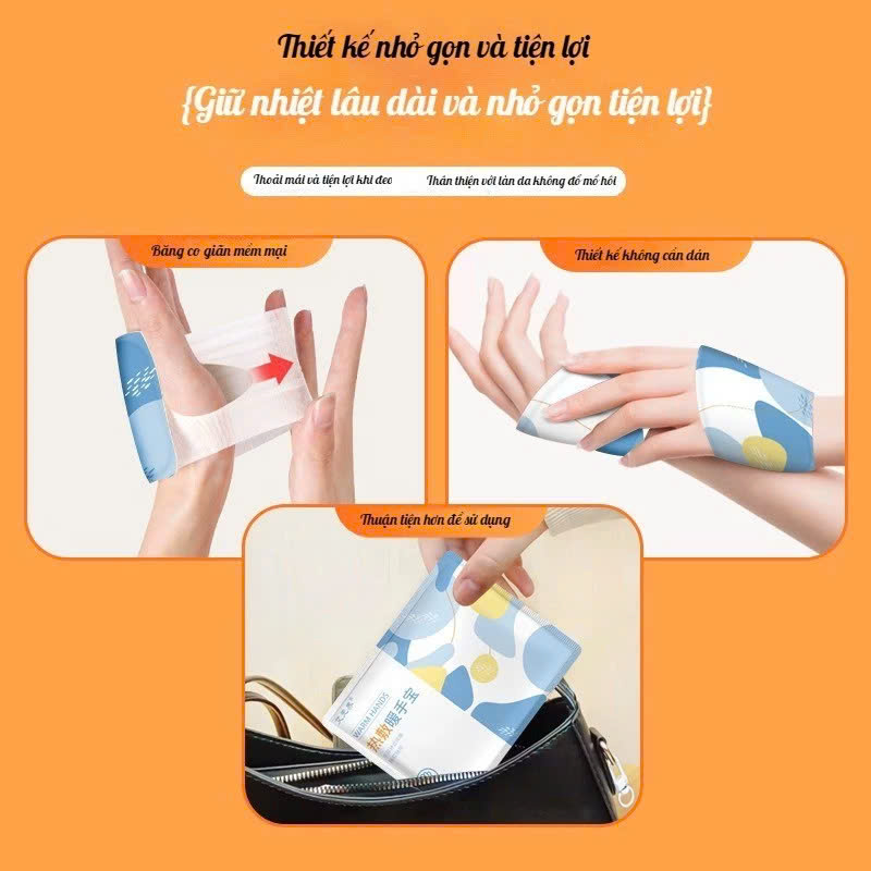 COMBO 2 Gói Gồm 4 Miếng Dán Giữ Nhiệt Bàn Chân Bàn Tay Dán Nóng Ủ Ấm Chân Ấm Áp Cả Ngày Văn Phòng Du Lịch Dã Ngoại Phượt